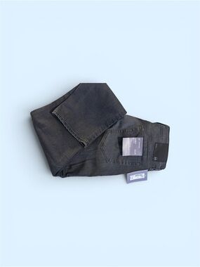 Ag Adriano Goldschmied Men's Charcoal Slim Straight Jeans